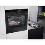 AEG BSK999330T SteamPro Single Oven with Steam Cleaning