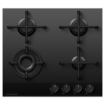 Fisher & Paykel CG604DLPGB4 60cm 4 Burner LPG Gas Hob