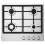 Fisher & Paykel CG604DNGX1 60cm 4 Burner Gas Hob