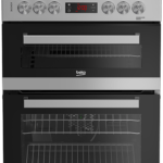 Beko EDC634S 60cm Double Oven Electric Cooker with Ceramic Hob – Silver