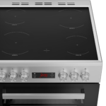 Beko EDC634S 60cm Double Oven Electric Cooker with Ceramic Hob – Silver