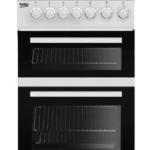 Beko EDP503W 50cm Electric Double Oven with Grill Cooker – White