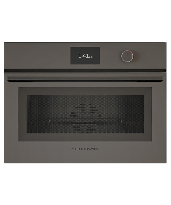Fisher & Paykel Grey Om60nmtdg1 Built In Microwave Combi Oven