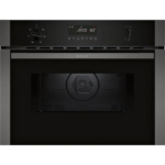 Neff C1AMG84G0B 44 Litres Built In Microwave Oven with Hot Air – Black with Graphite Trim