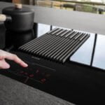 Elica Libra RC 83cm Recirculating Vented Induction Hob in Black Glass