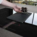 Elica Libra RC 83cm Recirculating Vented Induction Hob in Black Glass