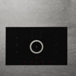 Elica Switch RC 83cm Recirculating Vented Induction Hob in Black Glass