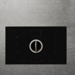 Elica Switch RC 83cm Recirculating Vented Induction Hob in Black Glass
