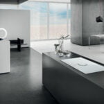 Elica Switch RC 83cm Recirculating Vented Induction Hob in White Glass