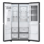 LG GSXV90MCAE Frost Free American Style Fridge Freezer – Matt Black