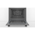 Bosch HHF113BR0B 59.4cm Serie 2 Built In Electric Single Oven with 3D Hot Air – Stainless Steel