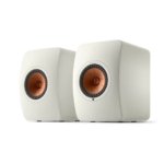 KEF LS50 Wireless II Active Bookshelf Speaker in White