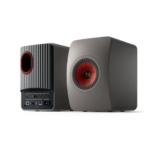 KEF LS50 Wireless II Active Bookshelf Speaker in Grey