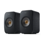 KEF LSX II Active Bookshelf Speaker System in Black