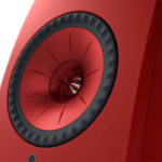 KEF LSX II Active Bookshelf Speaker System in Red