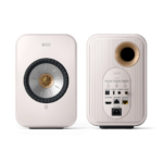 KEF LSX II Active Bookshelf Speaker System in White