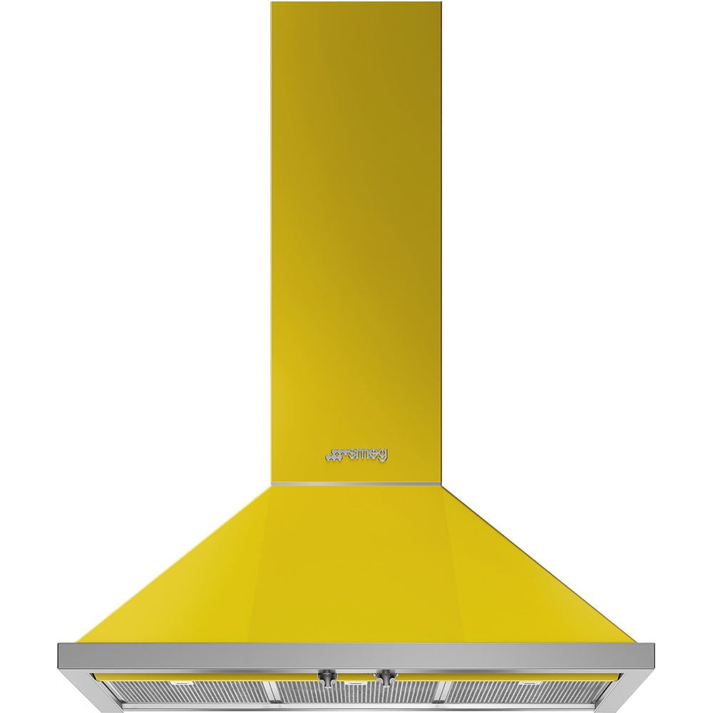 Smeg Yellow Kpf9yw 90Cm Wall Extractor Hood
