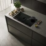 Elica NT-UNPLUG-BK-DO Unplugged 90cm Duct Out Vented Induction Hob in Black Steel
