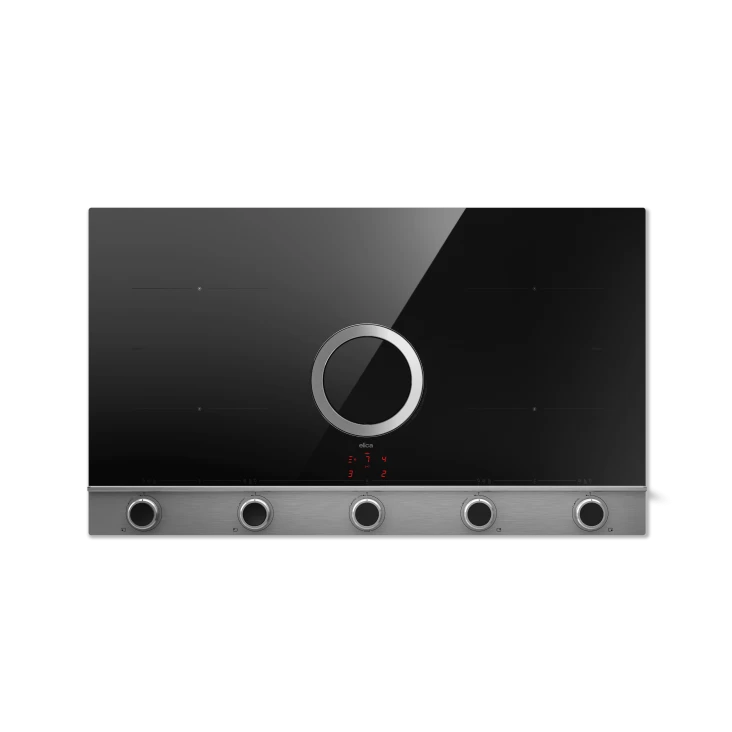 Elica NT-UNPLUG-SS-DO Unplugged 90cm Duct Out Vented Induction Hob in Stainless Steel