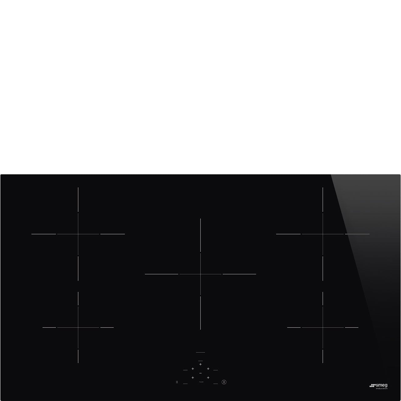 Smeg Black Si2951d 90Cm Induction Hob