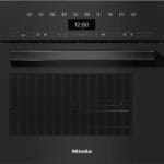 Miele DGM7440 Built In Steam Oven & Microwave in Obsidian Black