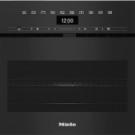 Miele H7440BMX Built In Microwave Combi Oven in Obsidian Black