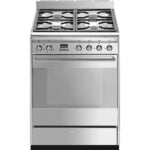 Smeg SUK61MX9 60cm Freestanding Cooker with Gas Top