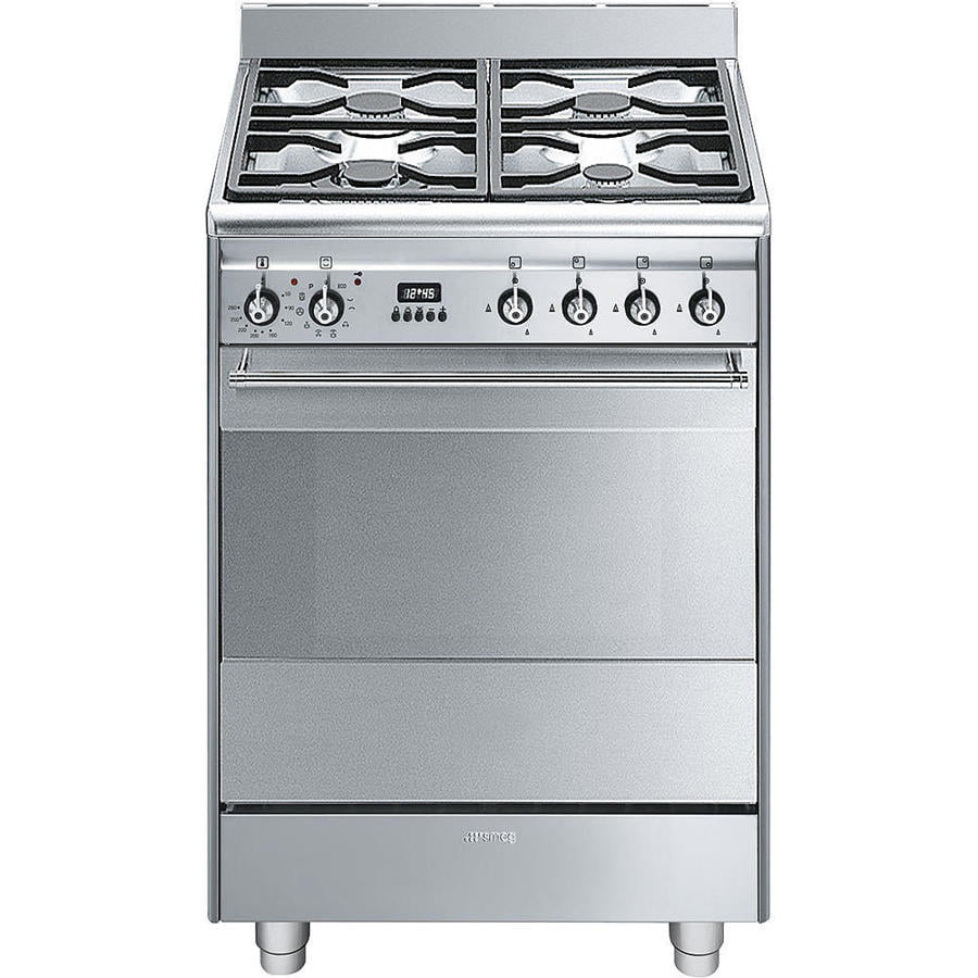 Smeg SUK61PX8 60cm Freestanding Cooker with Gas Top