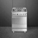 Smeg SUK61PX8 60cm Freestanding Cooker with Gas Top