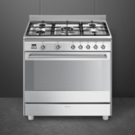 Smeg SUK91MFX9 90cm Range Cooker with Gas Top