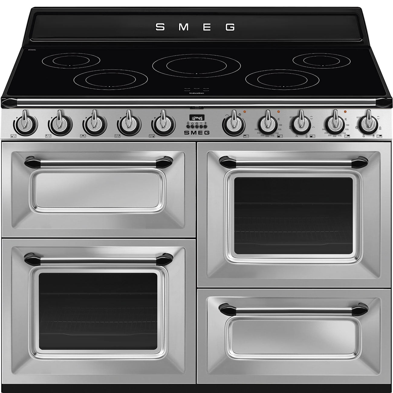 Smeg TR4110IX2 110cm Range Cooker with Induction Top