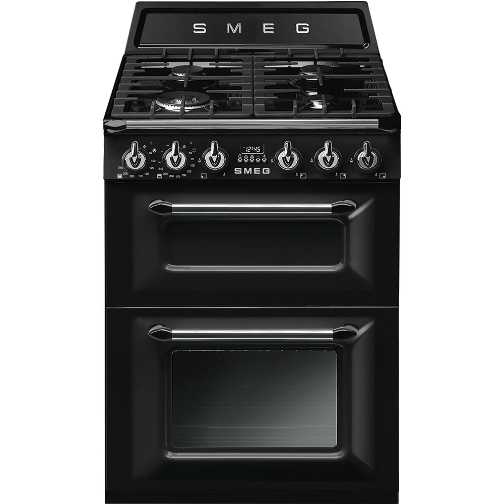Smeg TR62BL 60cm Freestanding Cooker with Gas Top