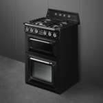 Smeg TR62BL 60cm Freestanding Cooker with Gas Top