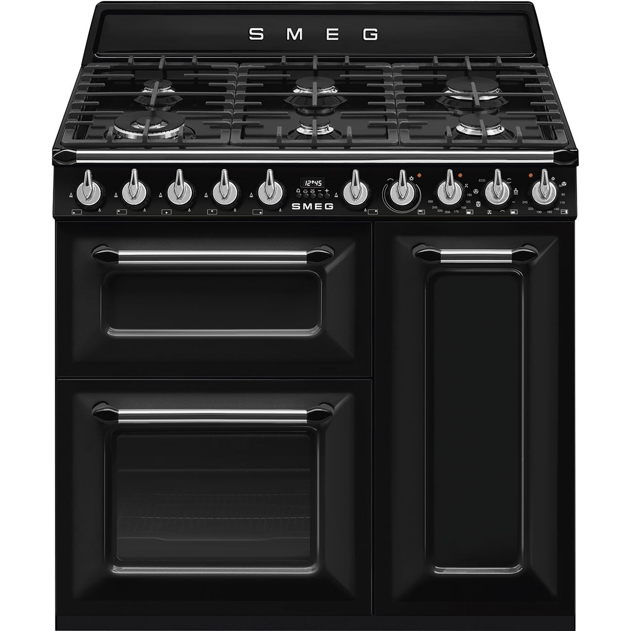 Smeg TR93BL 90cm Range Cooker with Gas Top