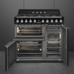 Smeg TR93BL 90cm Range Cooker with Gas Top
