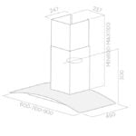 Elica Circus Plus 90cm Island Extractor Hood