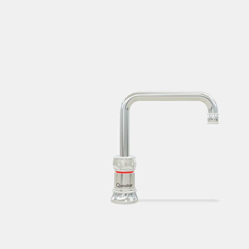 Quooker CNSSCHR Classic Nordic Square Boiling Water Tap in Chrome