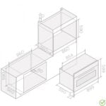 Elica VIRTUS90 Built In 90cm Wide Single Oven