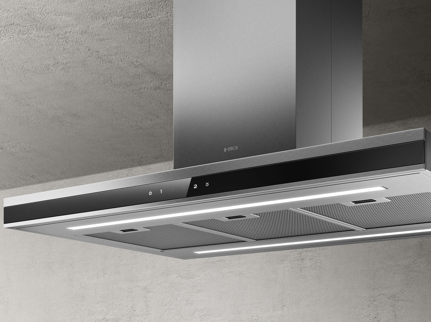 Elica ADELE2 90cm Island Extractor Hood in Stainless Steel