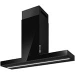 Elica Haiku 120cm Island Extractor Hood in Black