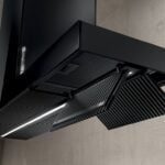 Elica Haiku 180cm Island Extractor Hood in Black