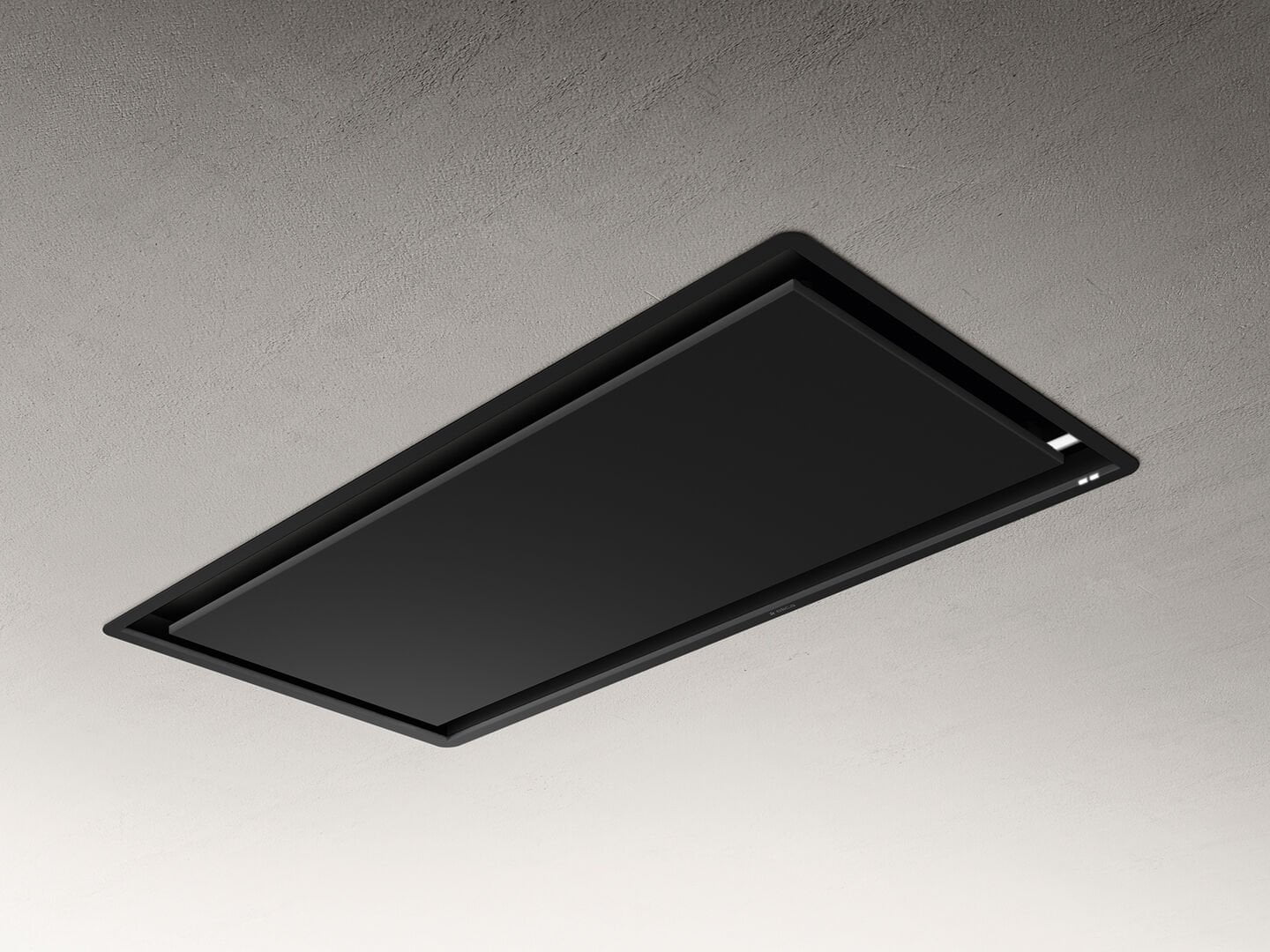 Elica Black Illusion Plus H30 100Cm Ceiling Extractor Hood In