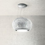 Elica Interstellar 65cm RC Island Extractor Hood in Glass