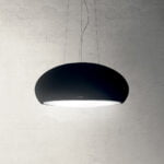 Elica Pearl RC 80cm Island Extractor Hood in Matt Black