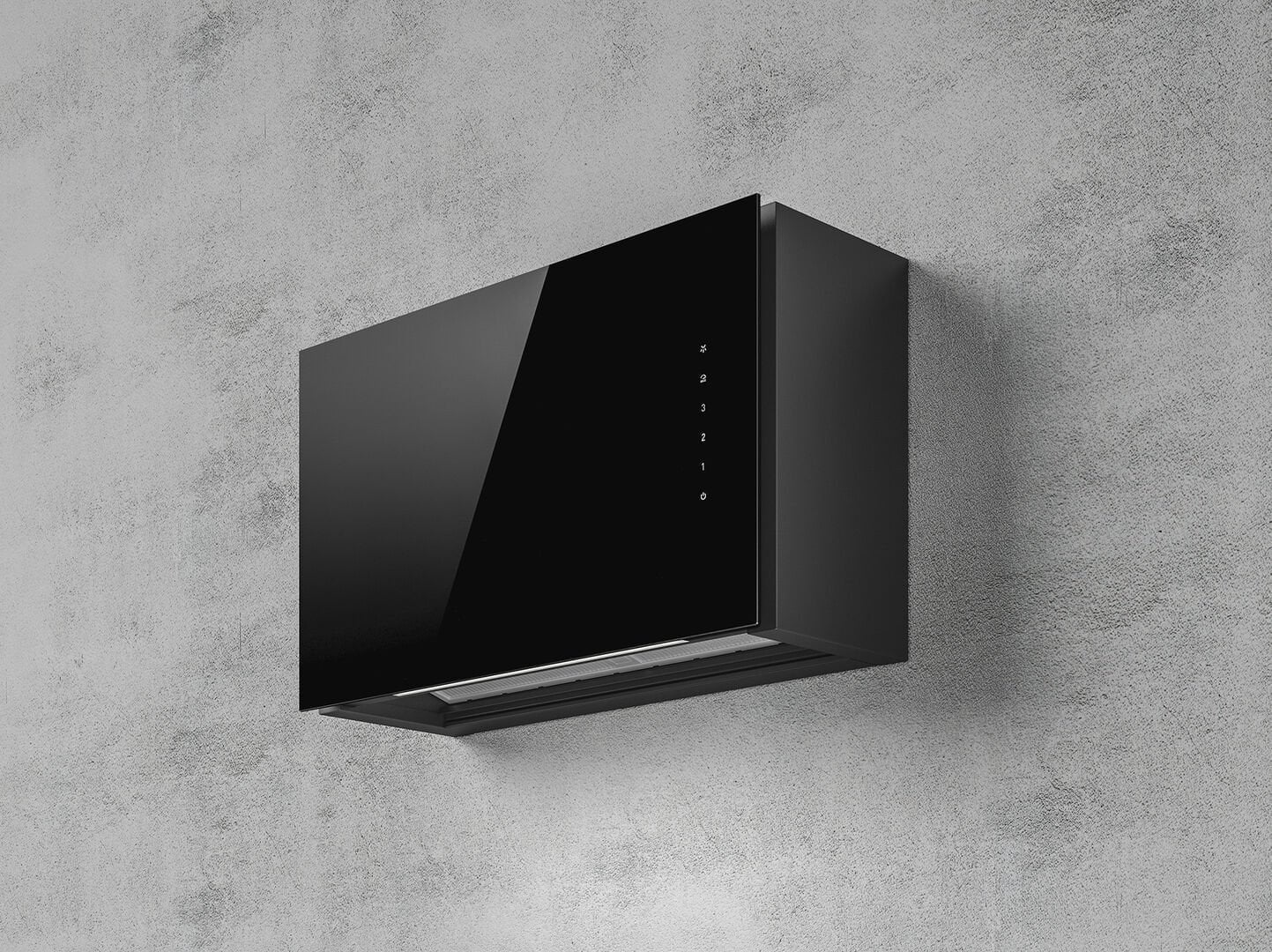 Elica Black Rules 60Cm Built In Extractor Hood In Glass