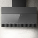 Elica Super Plat 80cm Built In Wall Extractor Hood in Grey Glass