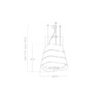 Elica Wave UX 50cm RC Island Extractor Hood in Stainless Steel