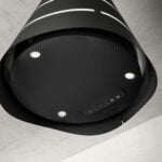 Elica Wave UX 50cm RC Island Extractor Hood in Black