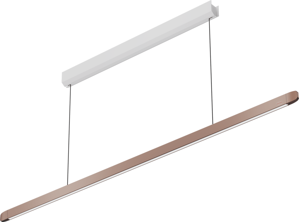 BORA Horizon LHFRG Fixed Pendant Light in Rose Gold
