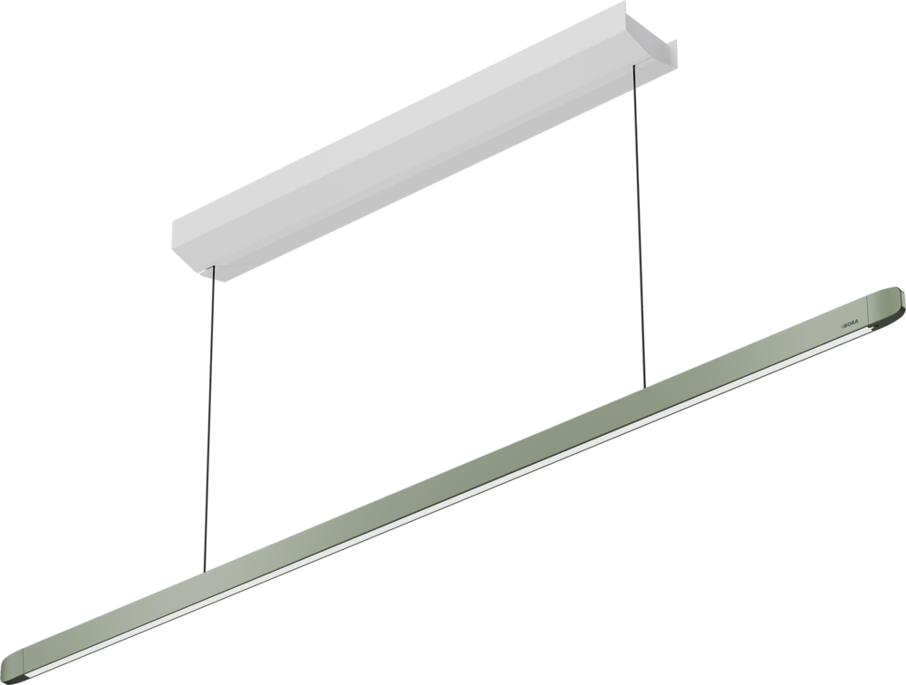 BORA Horizon LHMMG Move Pendant Light in Moss Green